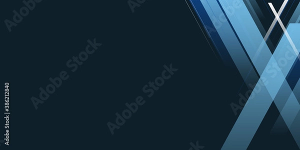 Obraz Vector abstract geometric background with triangle and rectangle bar lights 