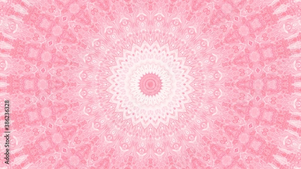 Fototapeta Abstract kaleidoscope background. Beautiful multicolor kaleidoscope texture. Unique kaleidoscope design.