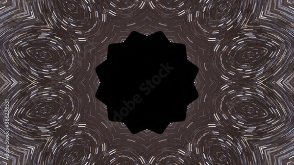 Fototapeta Abstract kaleidoscope background. Beautiful multicolor kaleidoscope texture. Unique kaleidoscope design.