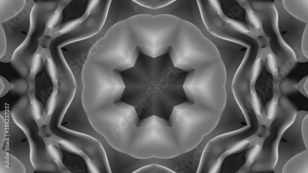 Fototapeta Abstract kaleidoscope background. Beautiful multicolor kaleidoscope texture. Unique kaleidoscope design.