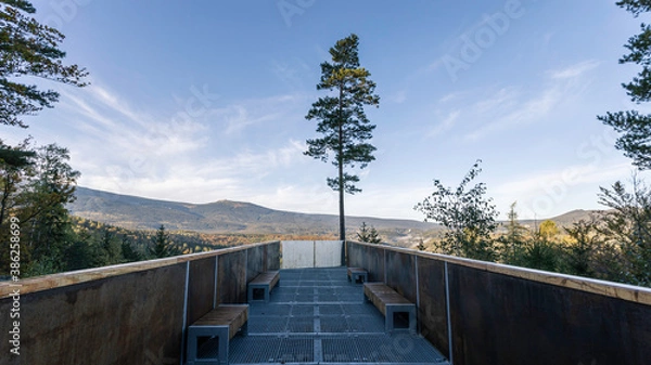 Obraz Taras Złoty Widok