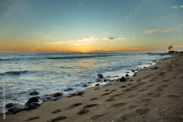 Obraz sunset at the beach