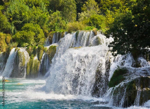 Obraz Waterfall KRKA in Croatia
