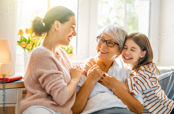 Fototapeta family spending time together