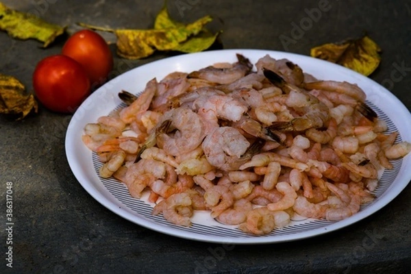 Obraz Fresh prawns