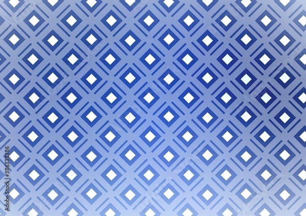 Fototapeta Light BLUE vector template with sticks, squares.