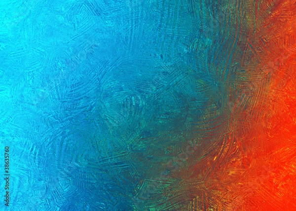 Obraz Red and blue abstract background
