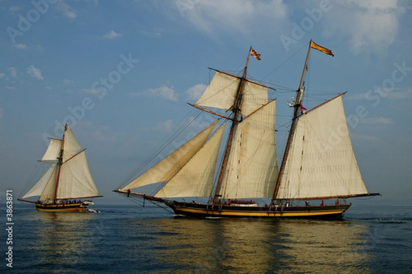 Obraz Amerykańska żaglówka