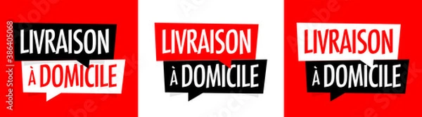 Obraz Livraison à domicile