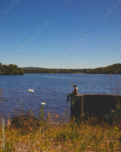 Obraz plan d'eau du miallet