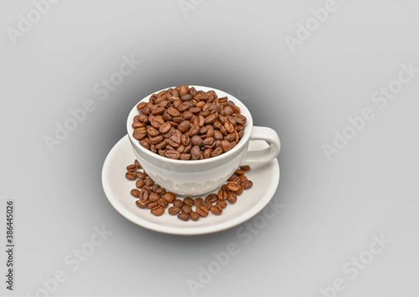 Fototapeta COFFEE BEANS ,ROASTED COFFEE BEANS