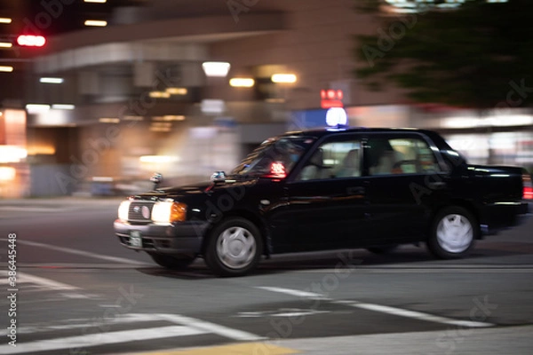 Obraz 夜の横断歩道