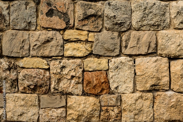 Obraz Stacked stone texture background