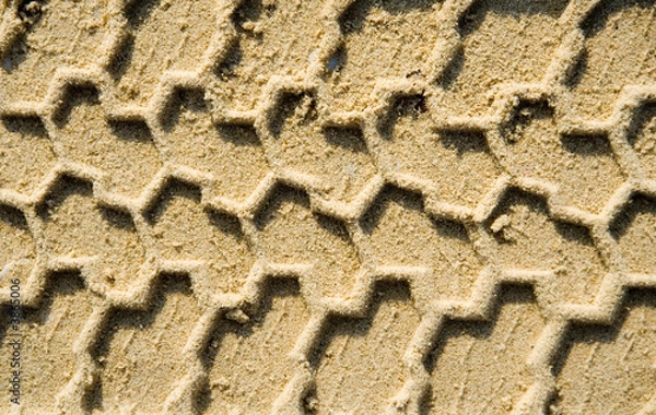 Obraz tractor's track 