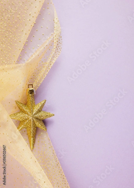 Obraz christmas flat lay