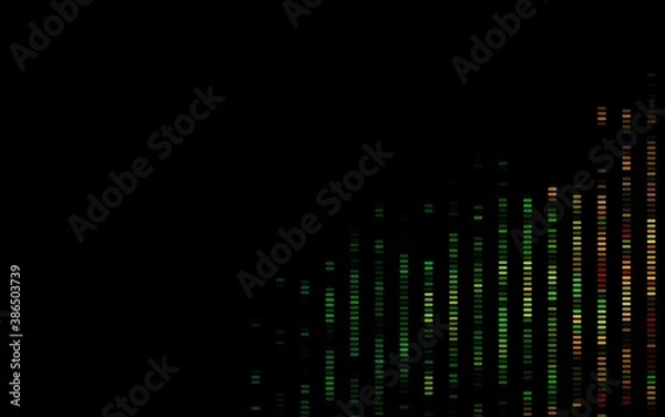 Obraz Dark Multicolor, Rainbow vector pattern with narrow lines.