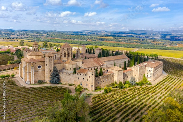 Obraz Monastery of Santa Maria de Poblet overview
