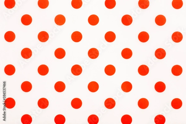 Fototapeta 赤いドットの模様