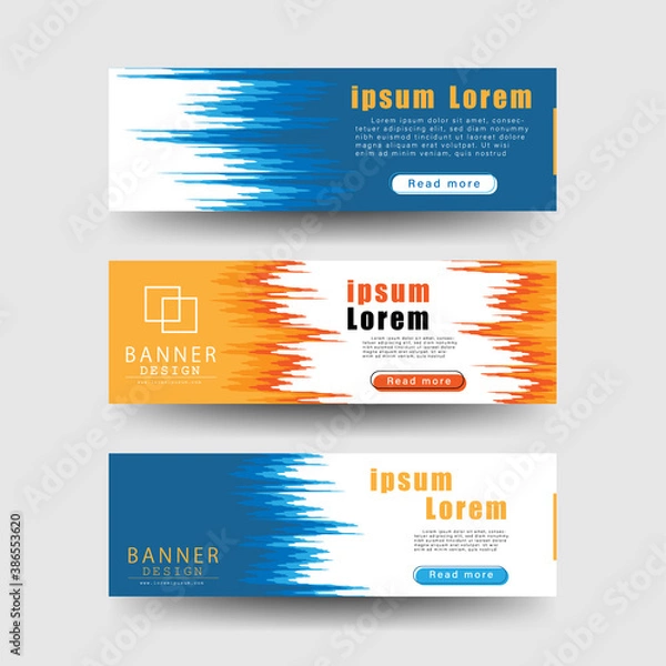 Fototapeta Rectangle banner vector EPS 10.