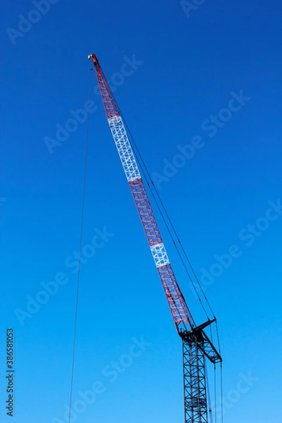 Obraz クレーンと青空