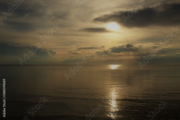 Fototapeta sunrise or sunset