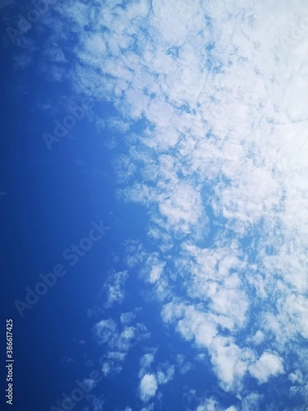 Obraz blue sky with clouds