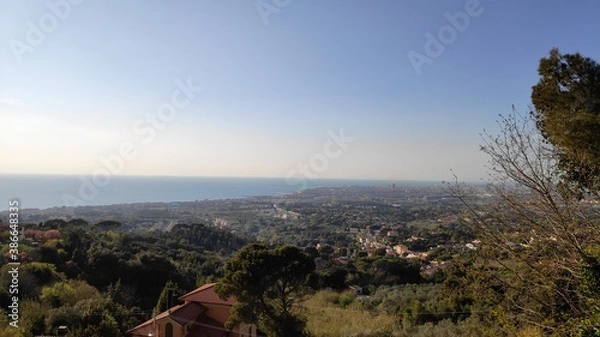 Obraz sunset in the mountains