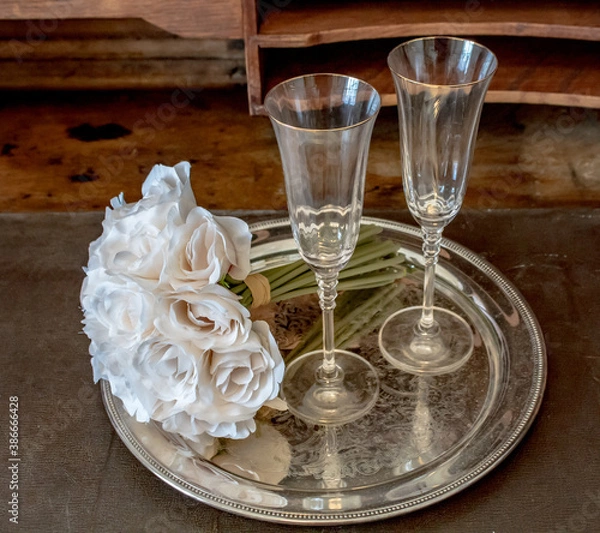 Obraz Wedding Flutes