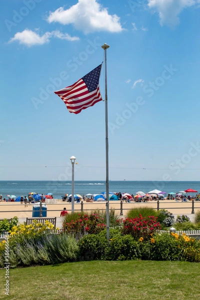 Obraz Beachside Flag