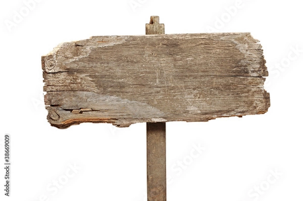 Obraz Old wooden signpost