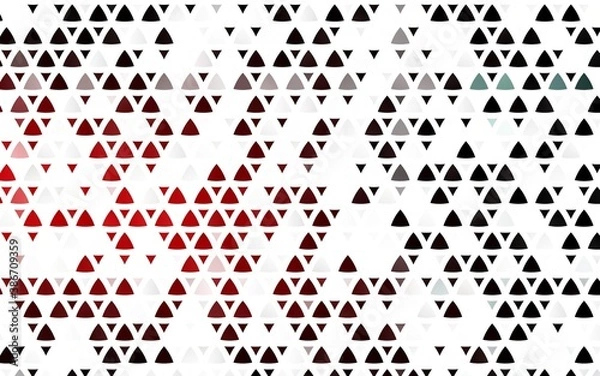 Fototapeta Light Red vector seamless pattern in polygonal style.