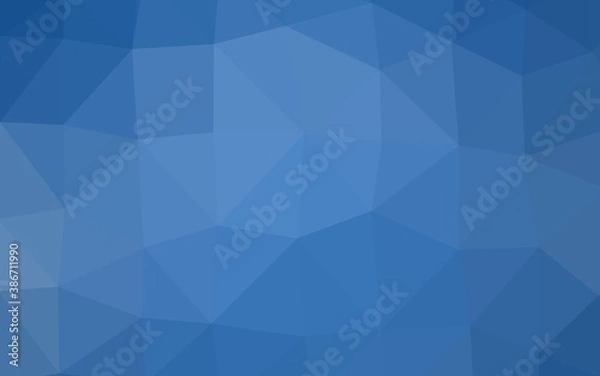 Fototapeta Light BLUE vector blurry triangle texture.