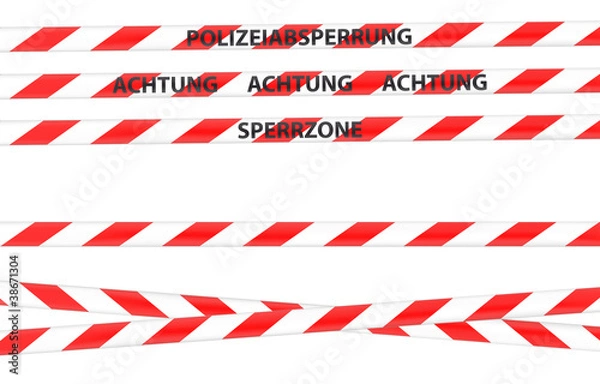 Obraz Cordon policyjny