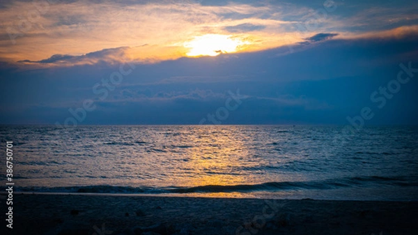 Obraz sunset over the sea