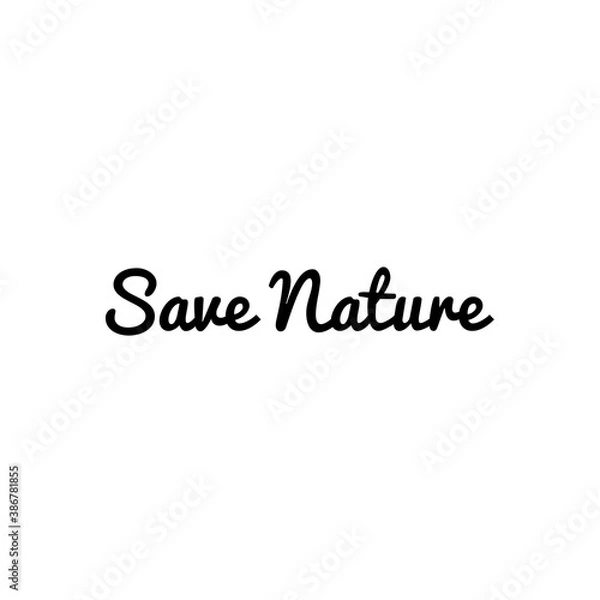 Fototapeta Eco Conscience Lifestyle Word Quote Lettering Illustration