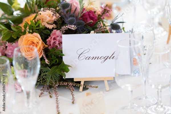 Obraz décoration de mariage