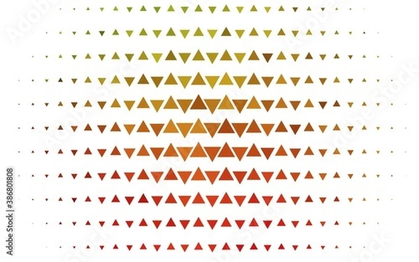 Obraz Light Green, Red vector layout with lines, triangles.