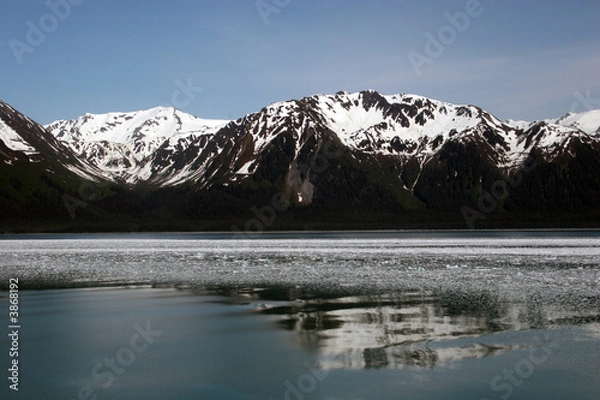 Fototapeta Mountain reflected