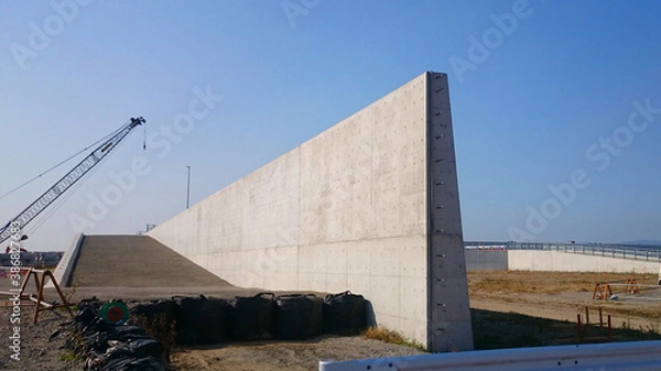Obraz 防潮堤工事