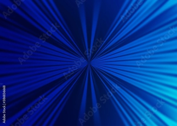 Obraz Dark BLUE vector background with straight lines.
