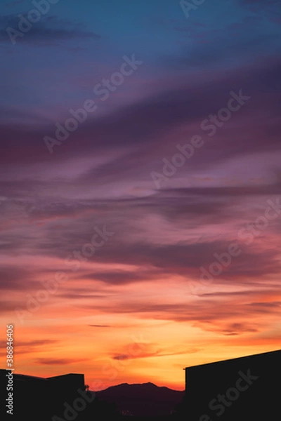 Obraz colourful sunset