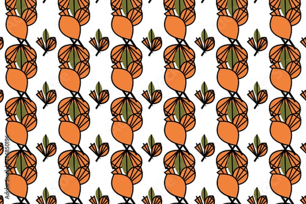 Obraz digital paper fall design. perfect for your project