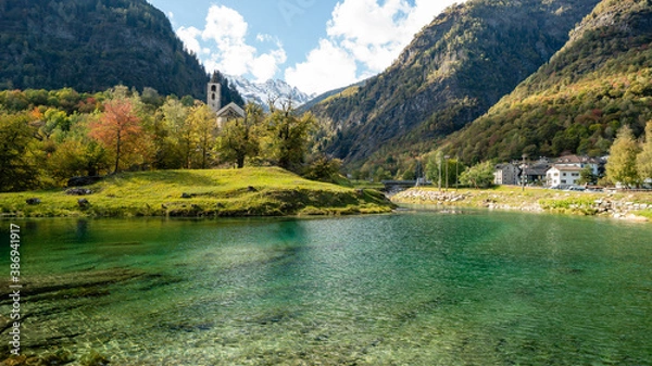 Obraz lake and mountains