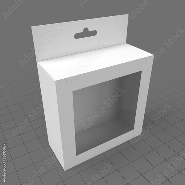 Obraz Wiszące opakowanie z okienkiem ekspozycyjnym