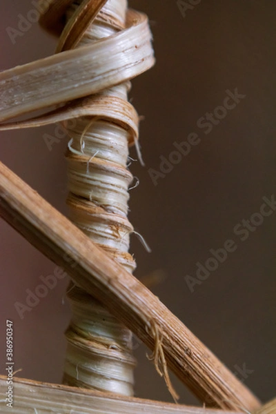 Obraz Cuerda de palma de iraca para canastas