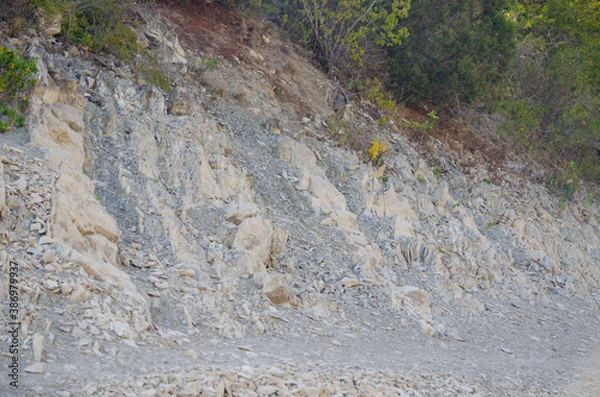 Fototapeta Stone wall background and texture
