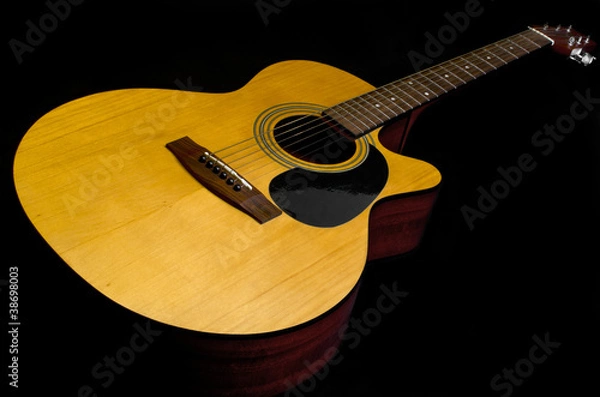 Obraz Acoustic guitar isolated