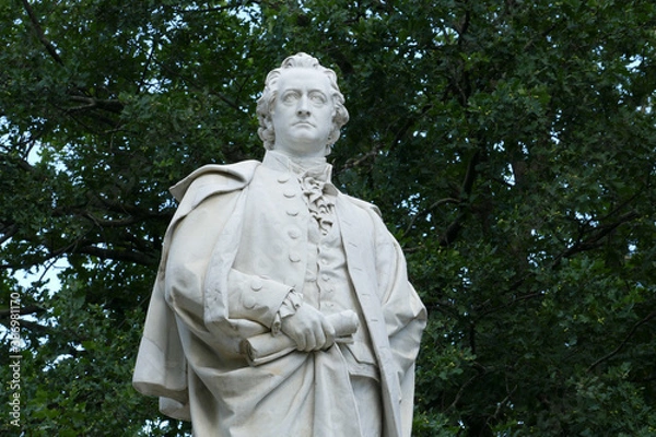 Obraz Johann Wolfgang von Goethe Denkmal in Berlin Tiergarten
