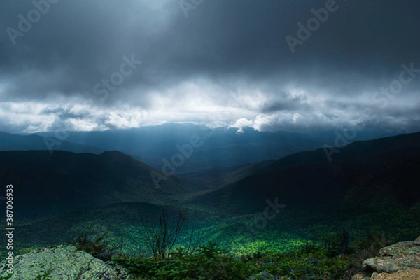 Obraz clouds over mountain
