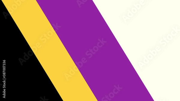 Fototapeta Sliced Geometry Colorful Transitions